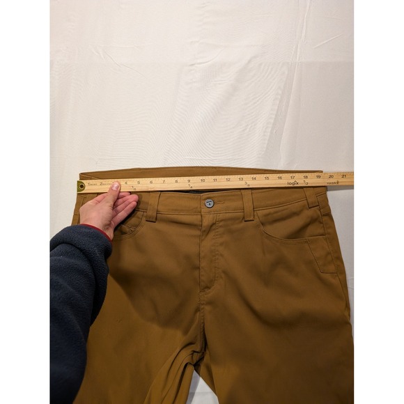 Truewerk Men's 38/30 Edo Pant Brown Technical 5-Pocket Utility Pants Work Tough - Picture 8 of 16